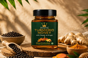 Turmeric Honey with Ginger & Pepper